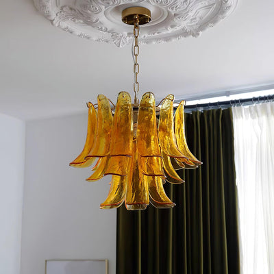 Glyra Amber Bloom Chandelier