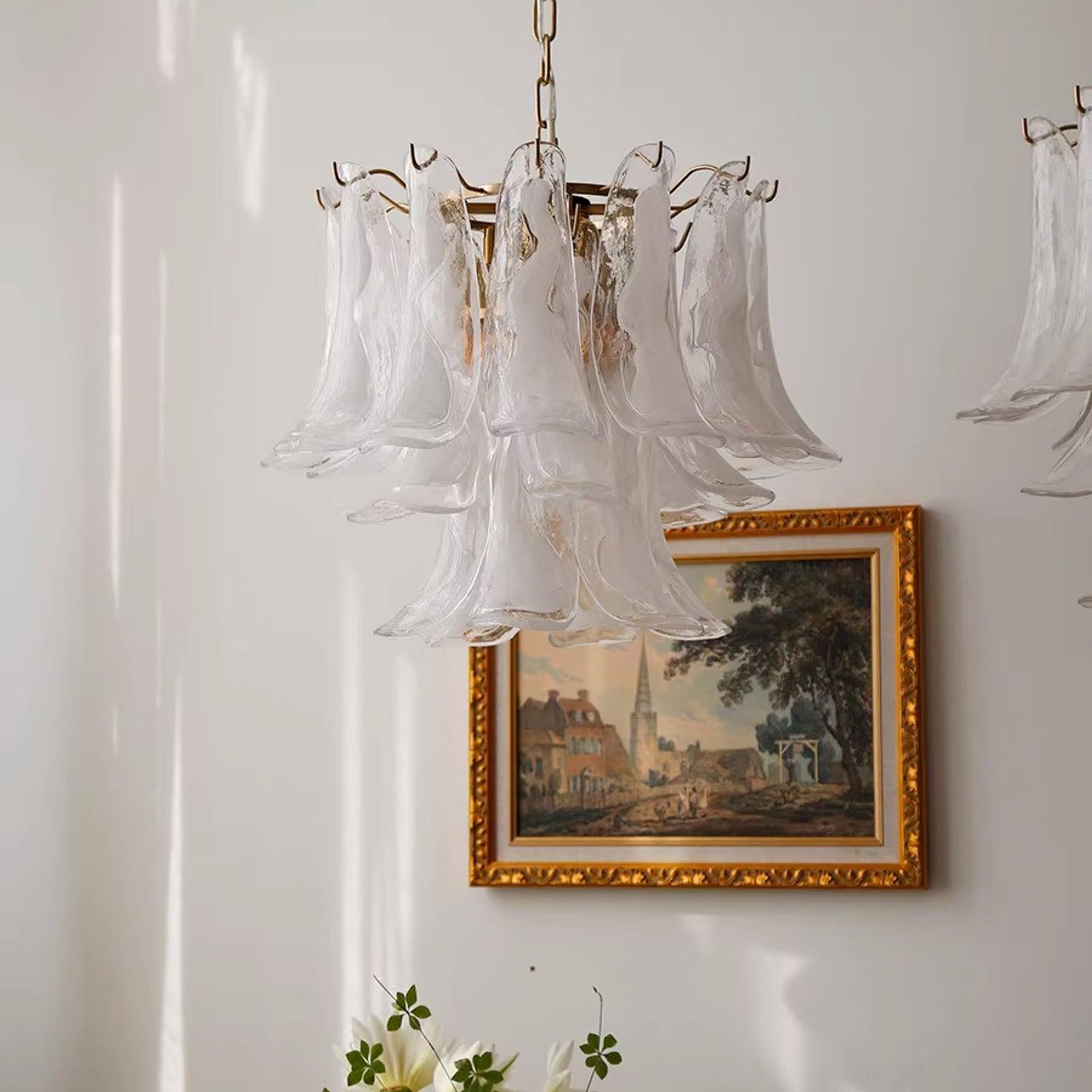 Glyra Amber Bloom Chandelier