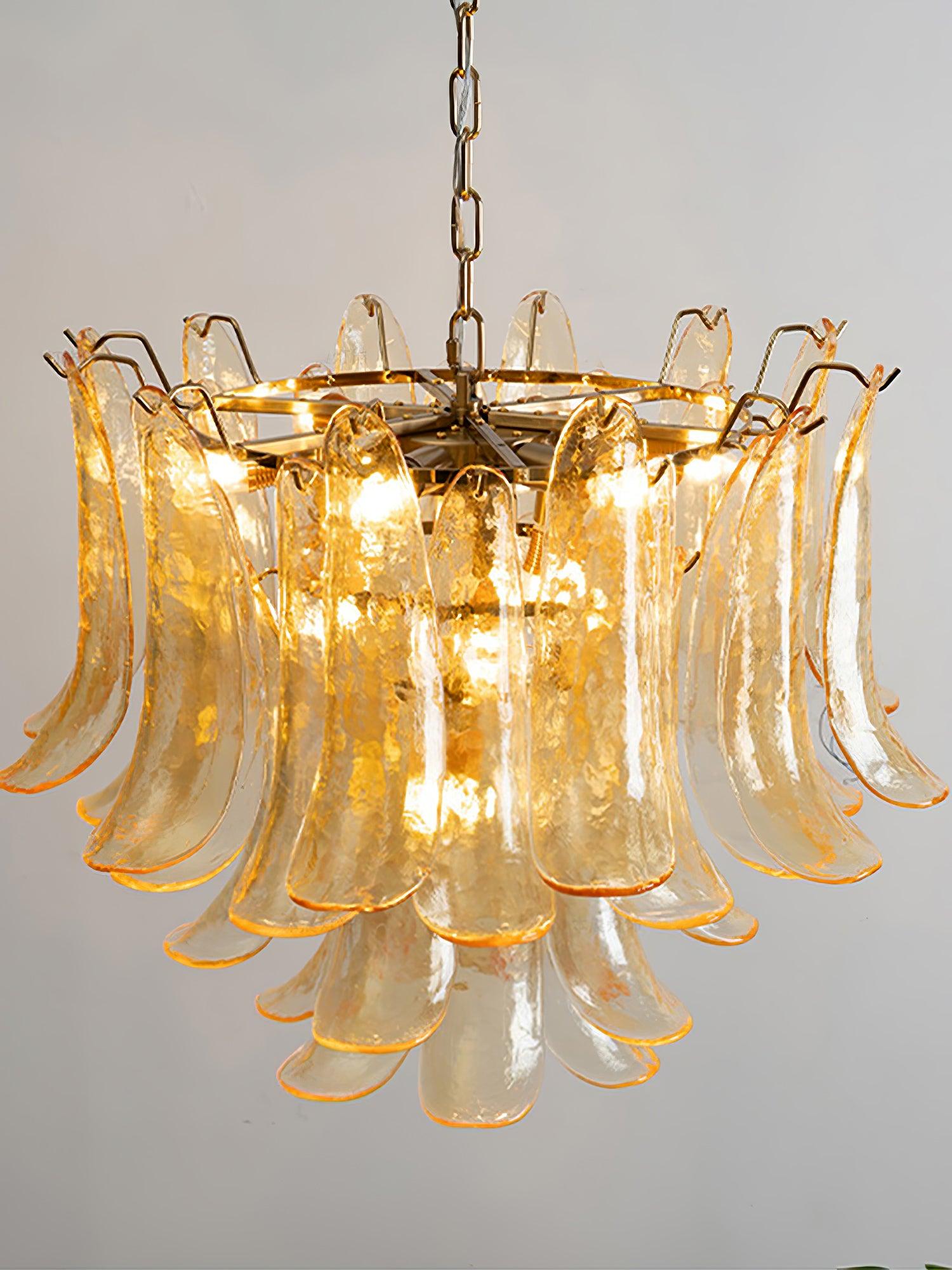 Glyra Amber Bloom Chandelier