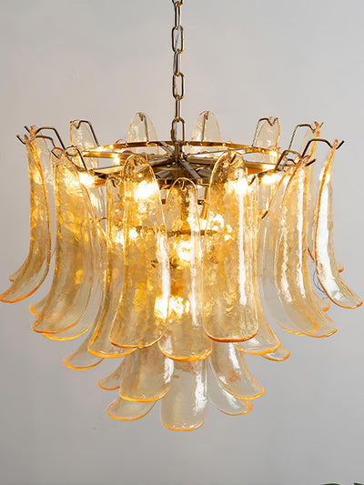 Glyra Amber Bloom Chandelier