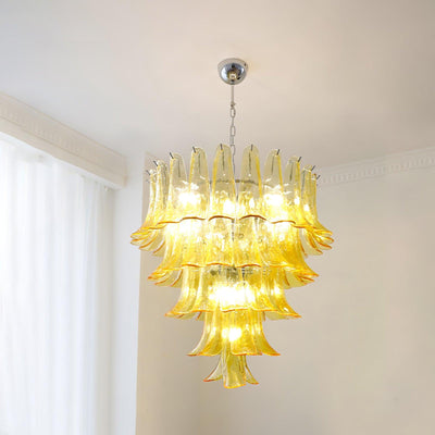 Glyra Amber Bloom Chandelier