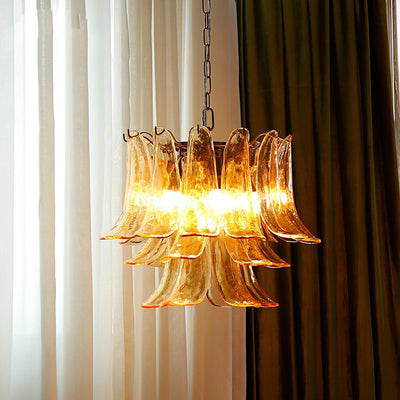 Glyra Amber Bloom Chandelier