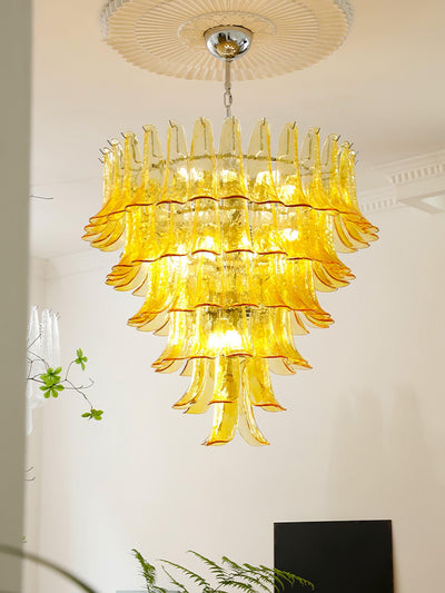 Glyra Amber Bloom Chandelier