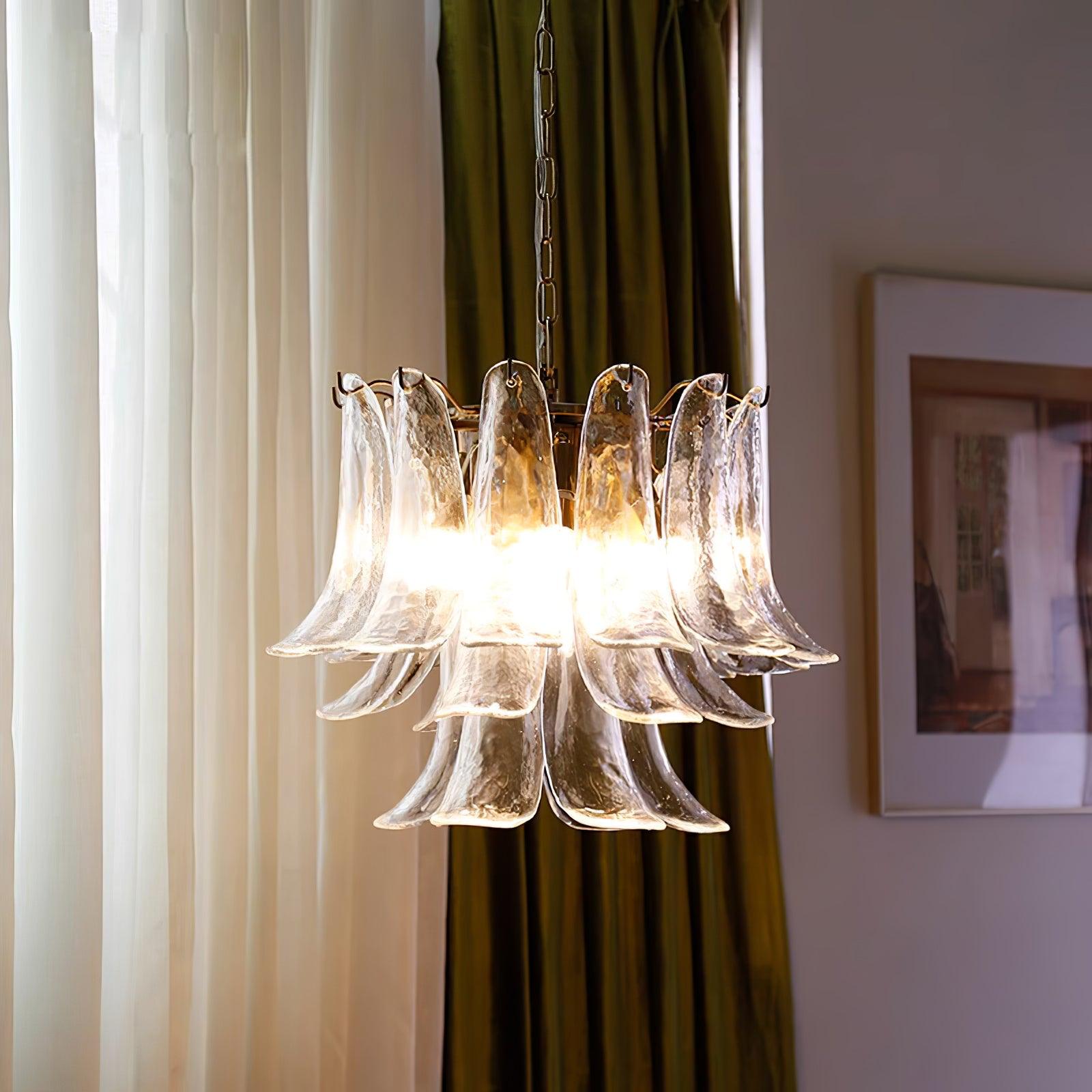 Glyra Amber Bloom Chandelier
