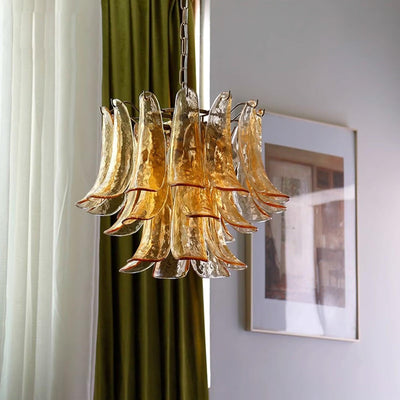 Glyra Amber Bloom Chandelier