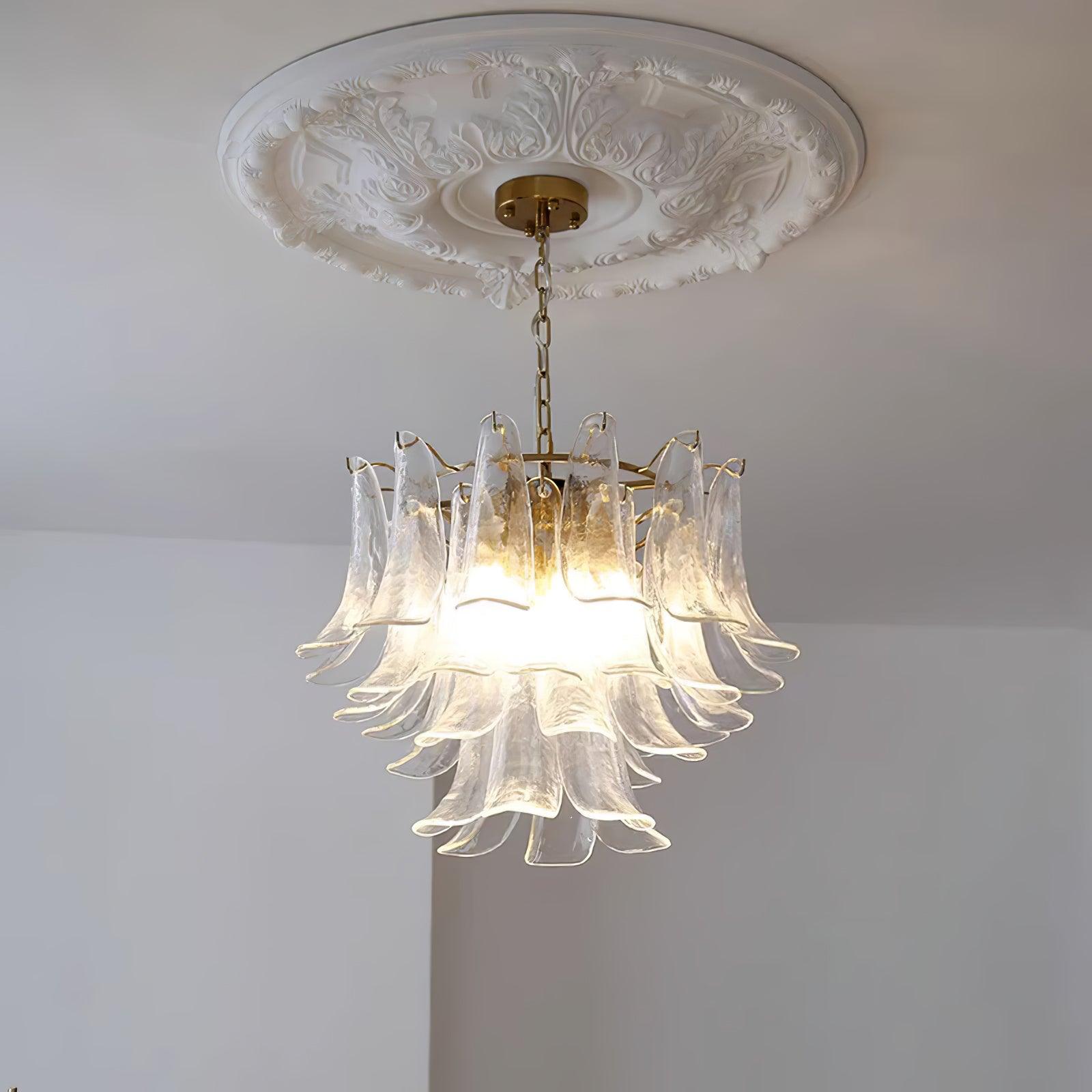 Glyra Amber Bloom Chandelier