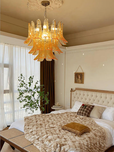 Glyra Amber Bloom Chandelier