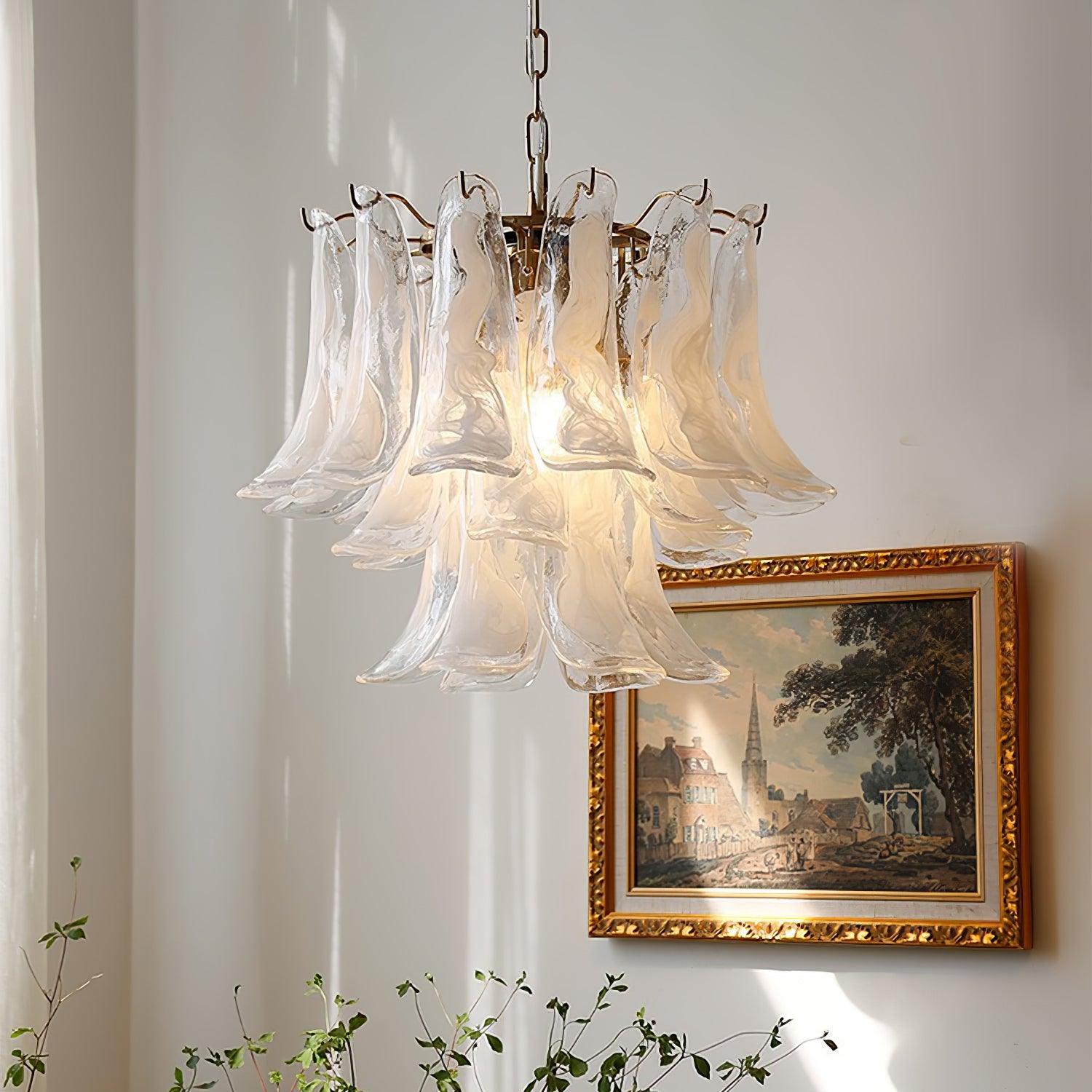 Glyra Amber Bloom Chandelier