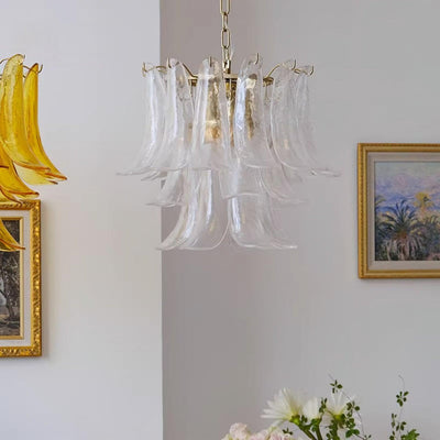 Glyra Amber Bloom Chandelier