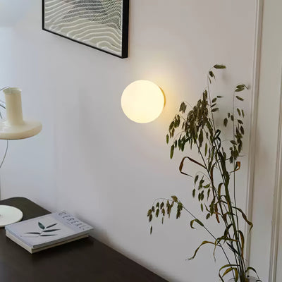 Celorira Modern Minimalist Mini Orb Glass Wall Lamp