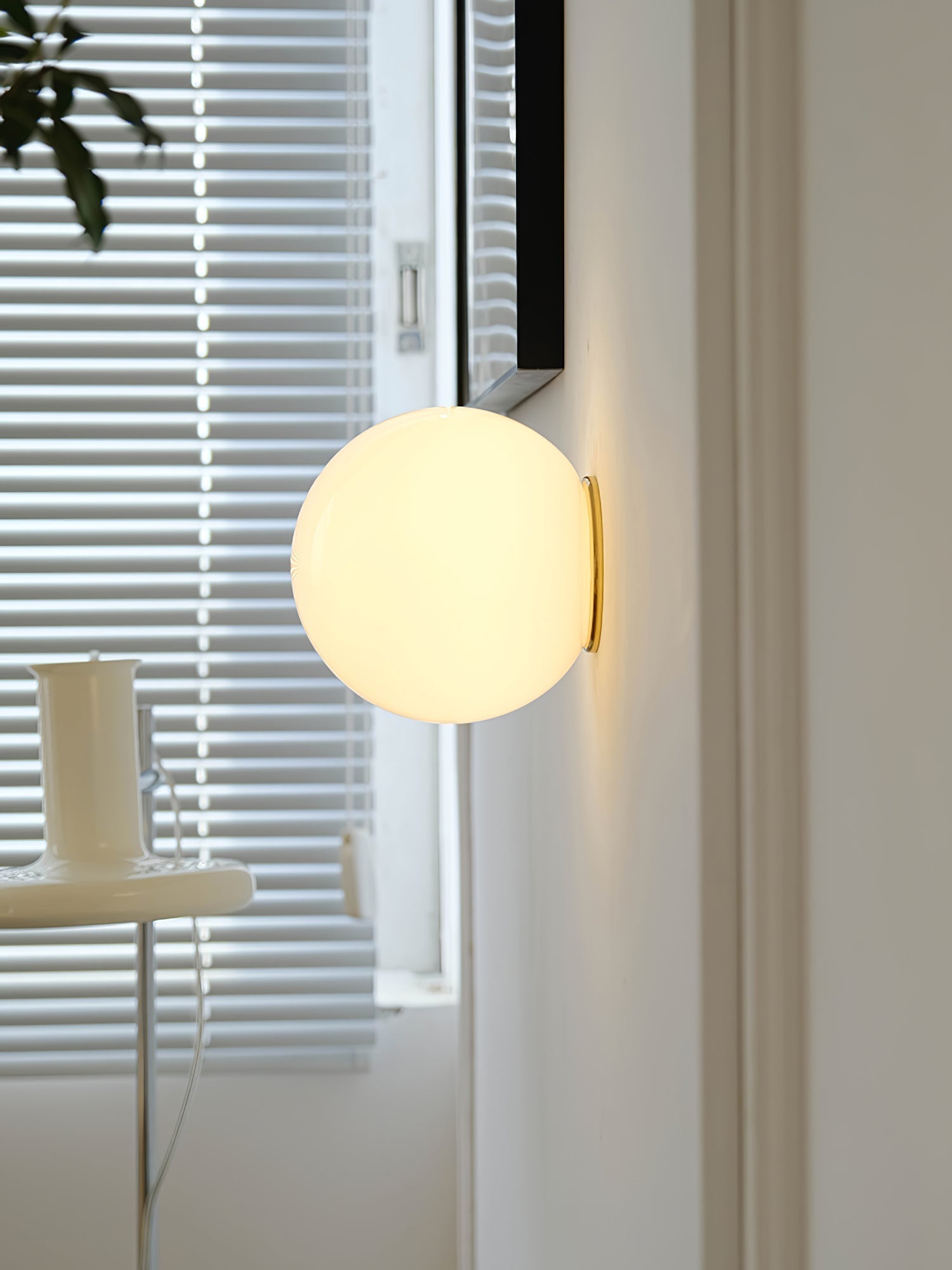 Celorira Modern Minimalist Mini Orb Glass Wall Lamp