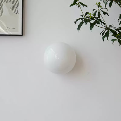 Celorira Modern Minimalist Mini Orb Glass Wall Lamp