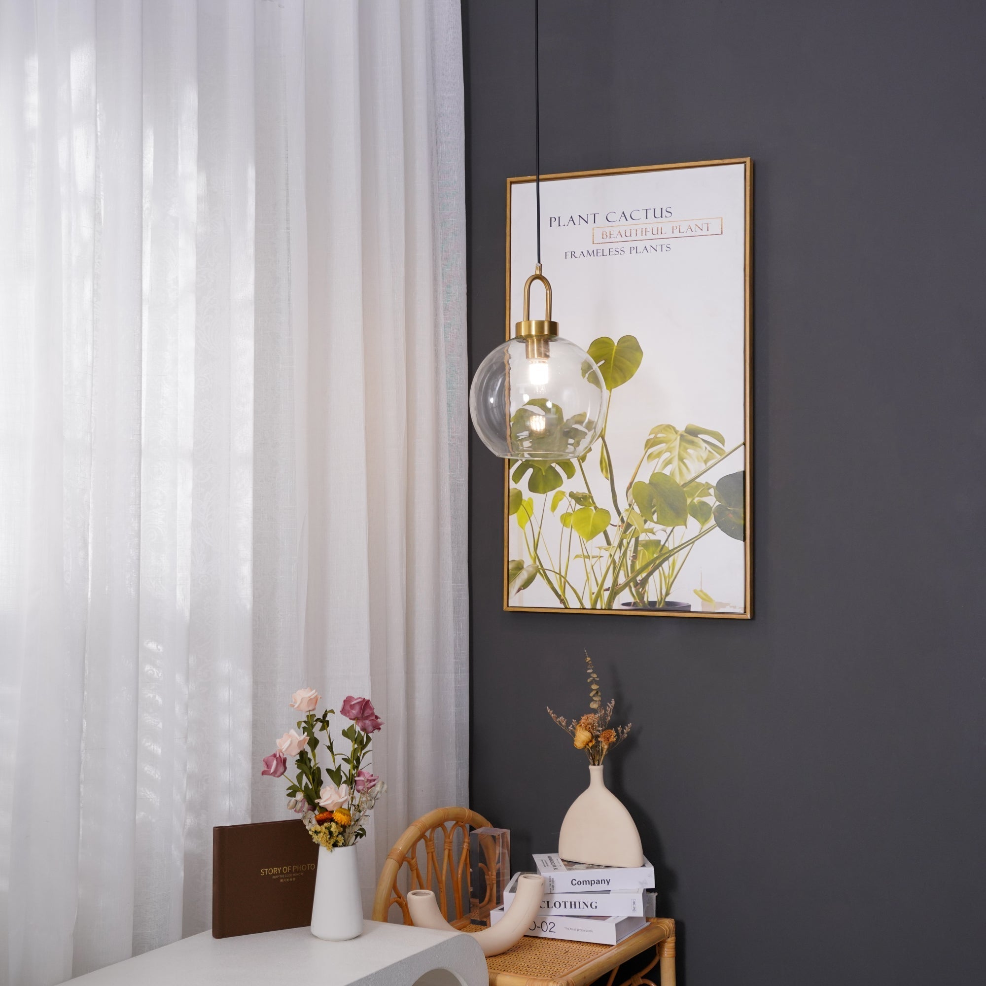 Eirisina Pendant Lamp Pendulum Glass