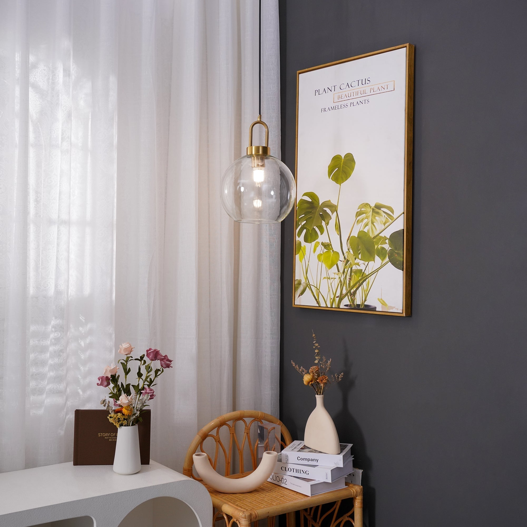 Eirisina Pendant Lamp Pendulum Glass