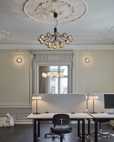 Eirelelle Pendant Lamp Glass Globe Cluster Brass