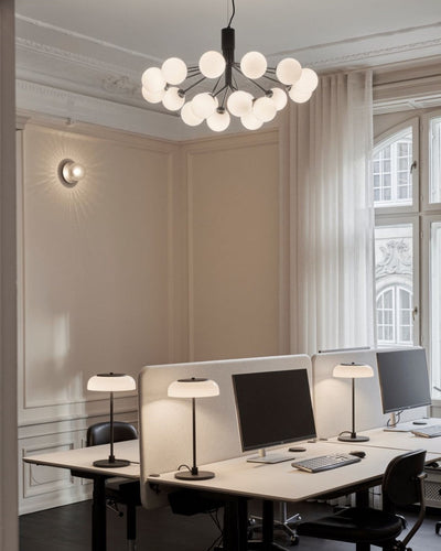 Eirelelle Pendant Lamp Glass Globe Cluster Brass