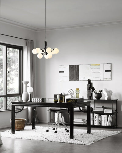 Eirelelle Pendant Lamp Glass Globe Cluster Brass