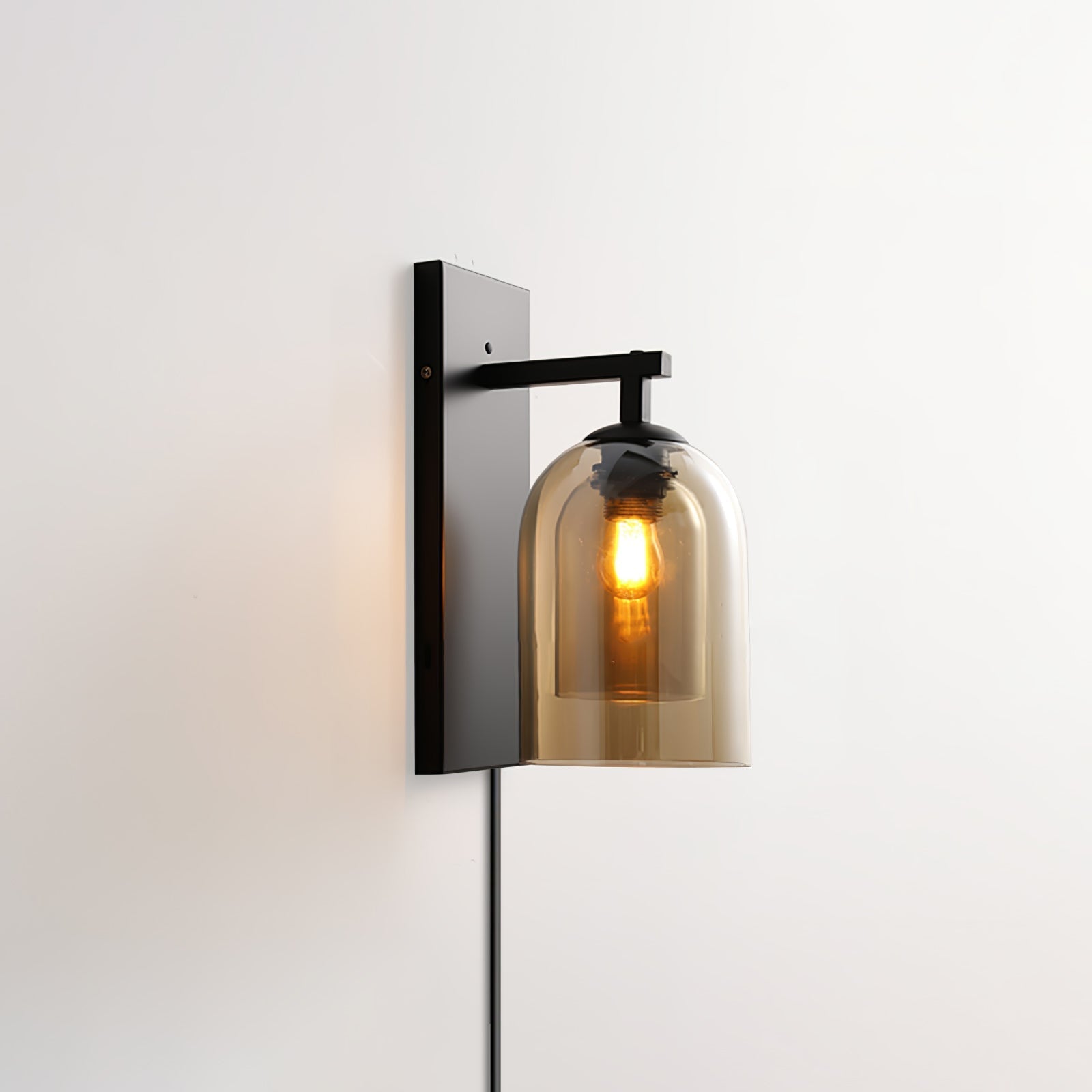 Celerira Nordic Art Tubular Plug-in Glass Wall Lamp