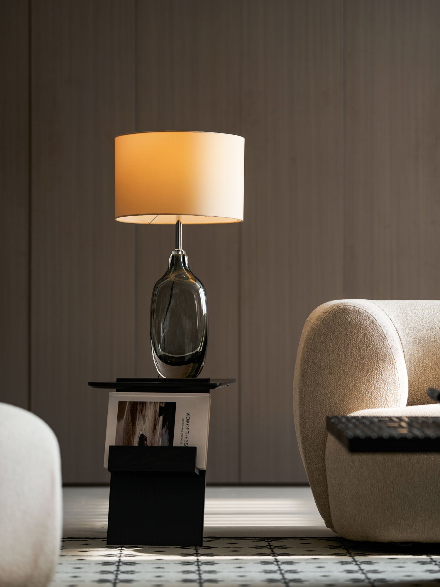 Someray Glazed Crystal Table Lamp