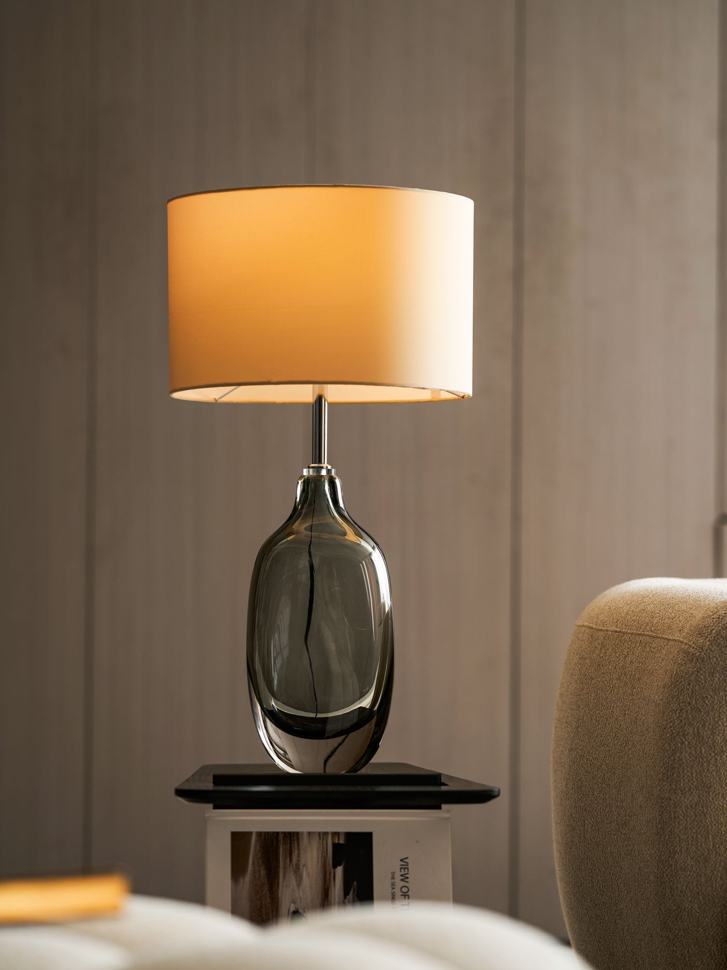Someray Glazed Crystal Table Lamp