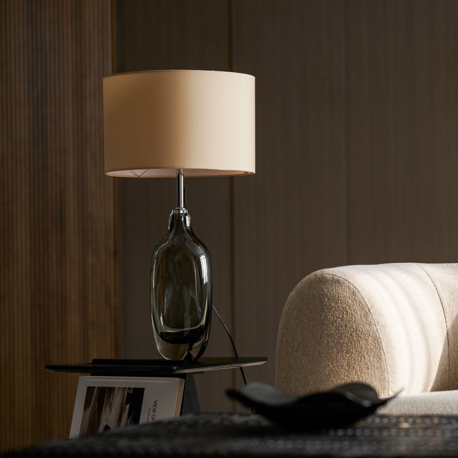 Someray Glazed Crystal Table Lamp