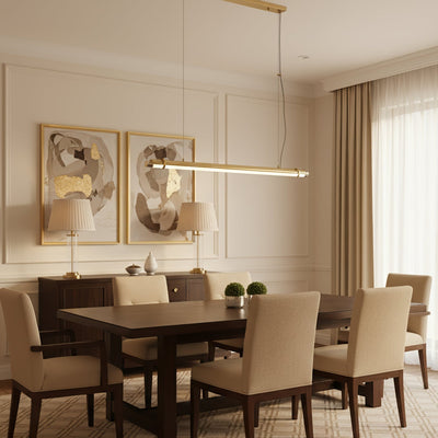 Gleam Bar Linear Pendant Lamp