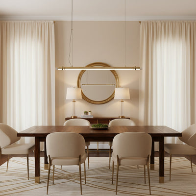 Gleam Bar Linear Pendant Lamp