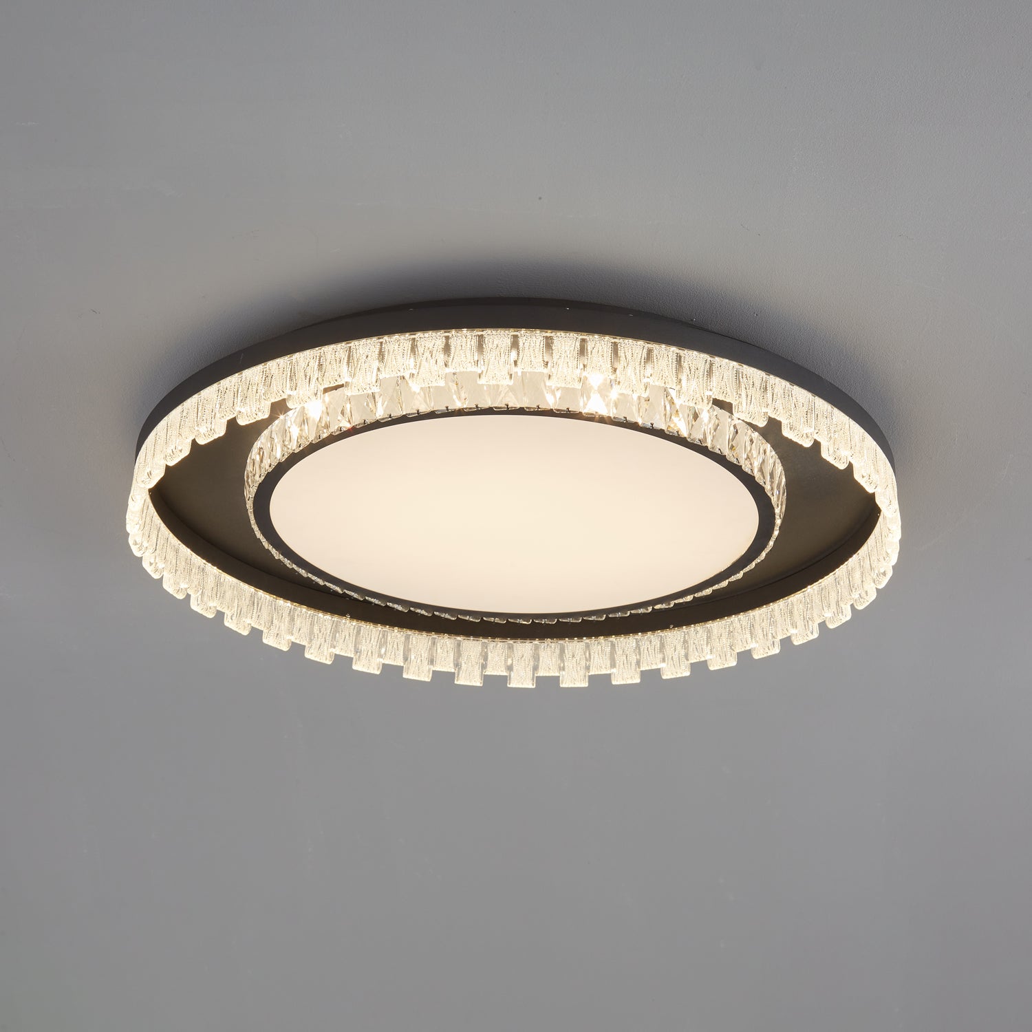 Nythee Modern Minimalist Luxury Crystal Ceiling Light