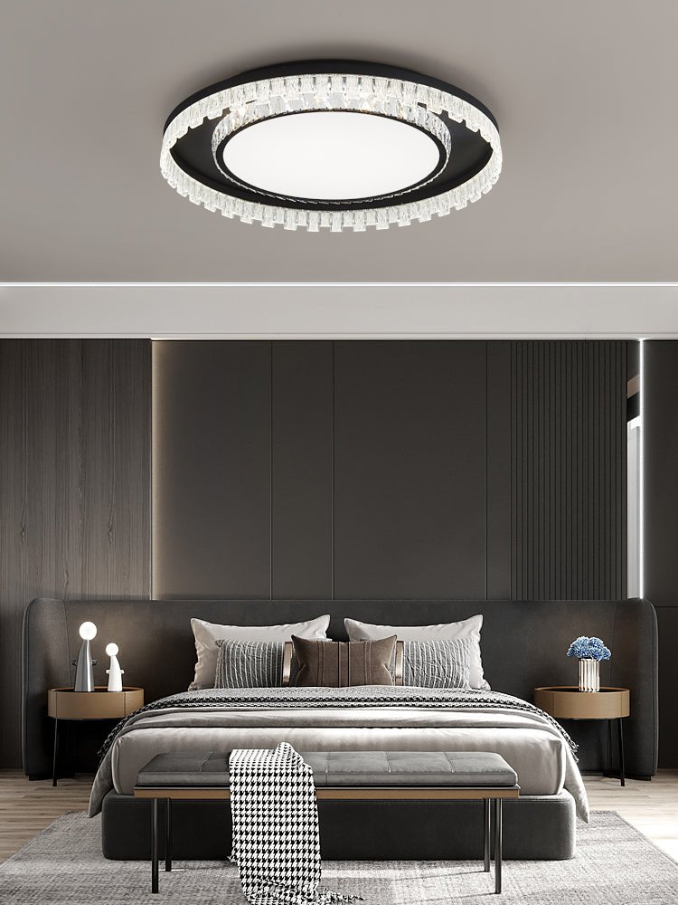 Nythee Modern Minimalist Luxury Crystal Ceiling Light