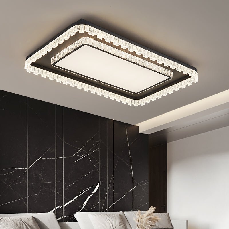Nythee Modern Minimalist Luxury Crystal Ceiling Light
