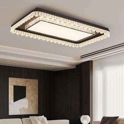 Nythee Modern Minimalist Luxury Crystal Ceiling Light