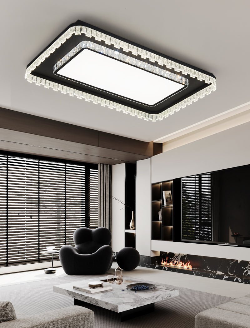 Nythee Modern Minimalist Luxury Crystal Ceiling Light
