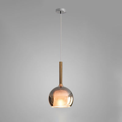 Lioranira Pendant Lamp Smoked Glass Round