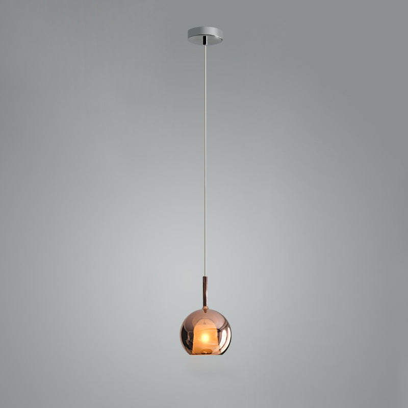 Lioranira Pendant Lamp Smoked Glass Round