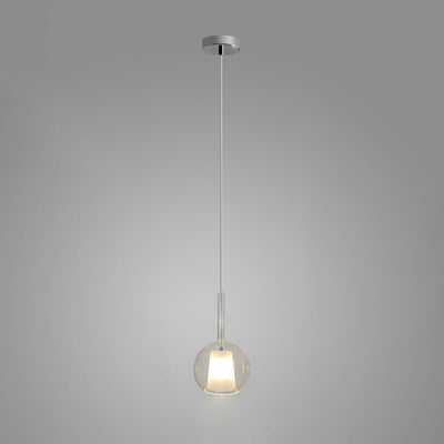 Lioranira Pendant Lamp Smoked Glass Round