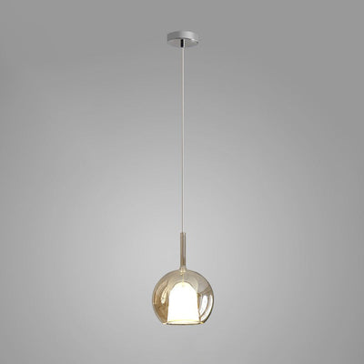 Lioranira Pendant Lamp Smoked Glass Round