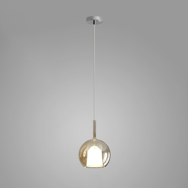 Lioranira Pendant Lamp Smoked Glass Round
