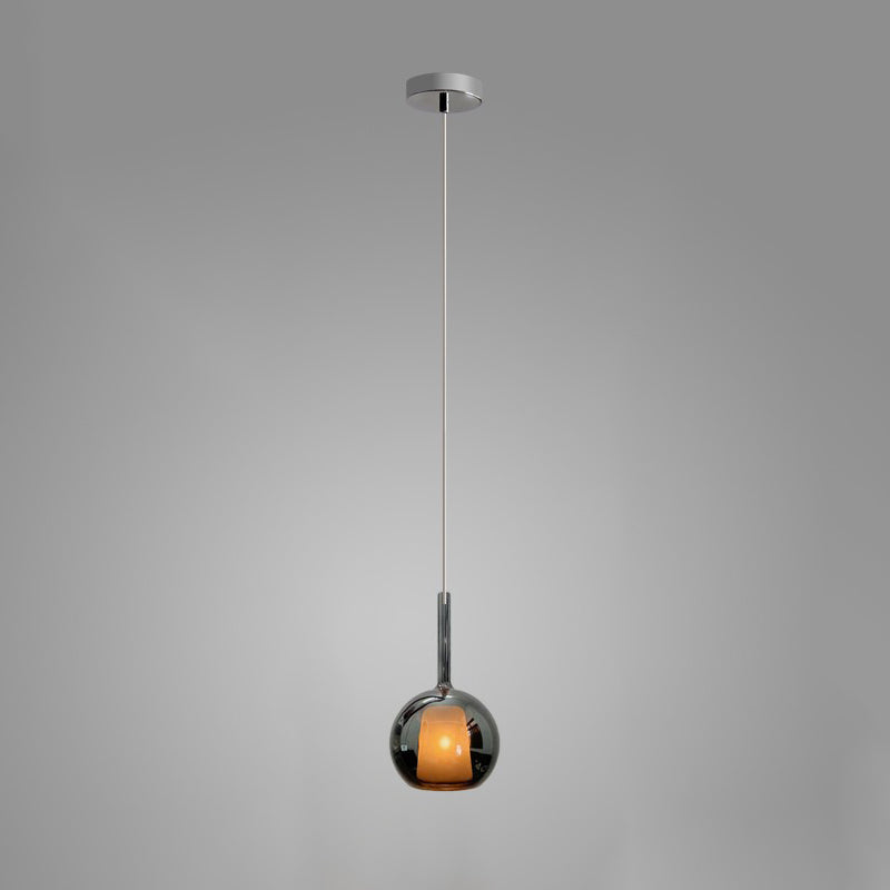 Lioranira Pendant Lamp Smoked Glass Round