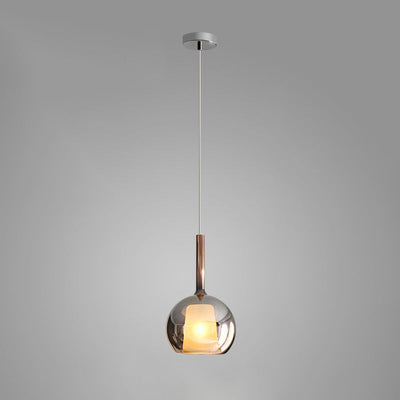 Lioranira Pendant Lamp Smoked Glass Round
