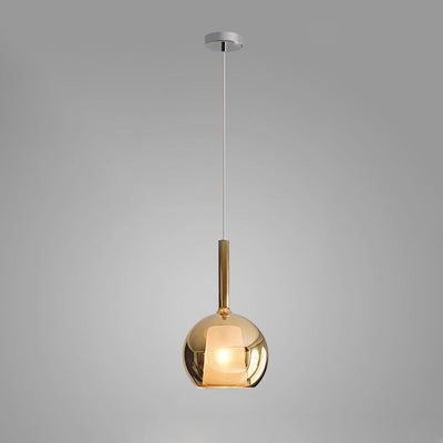 Lioranira Pendant Lamp Smoked Glass Round