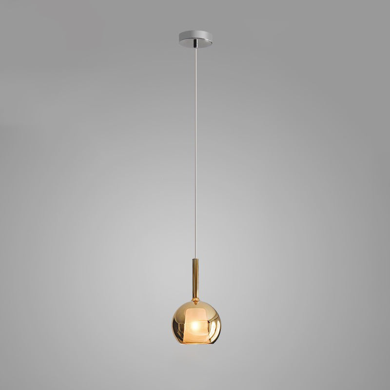 Lioranira Pendant Lamp Smoked Glass Round