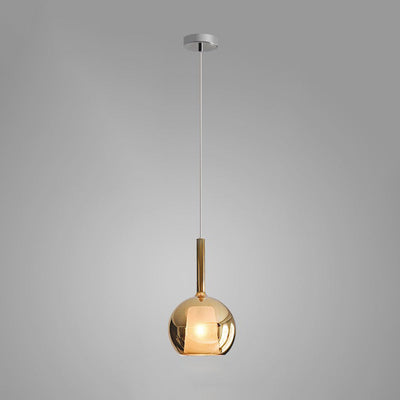 Lioranira Pendant Lamp Smoked Glass Round