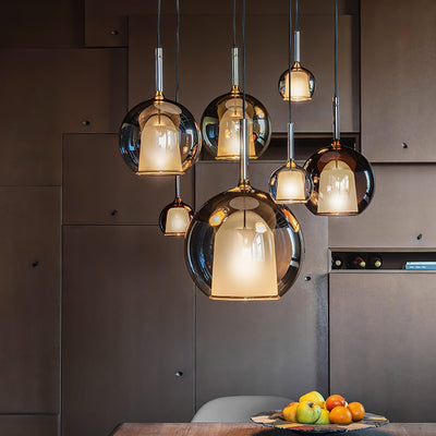 Lioranira Pendant Lamp Smoked Glass Round