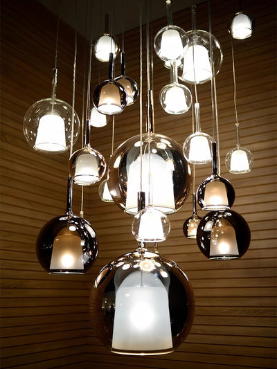 Lioranira Pendant Lamp Smoked Glass Round