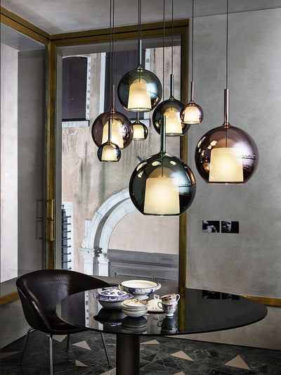 Lioranira Pendant Lamp Smoked Glass Round