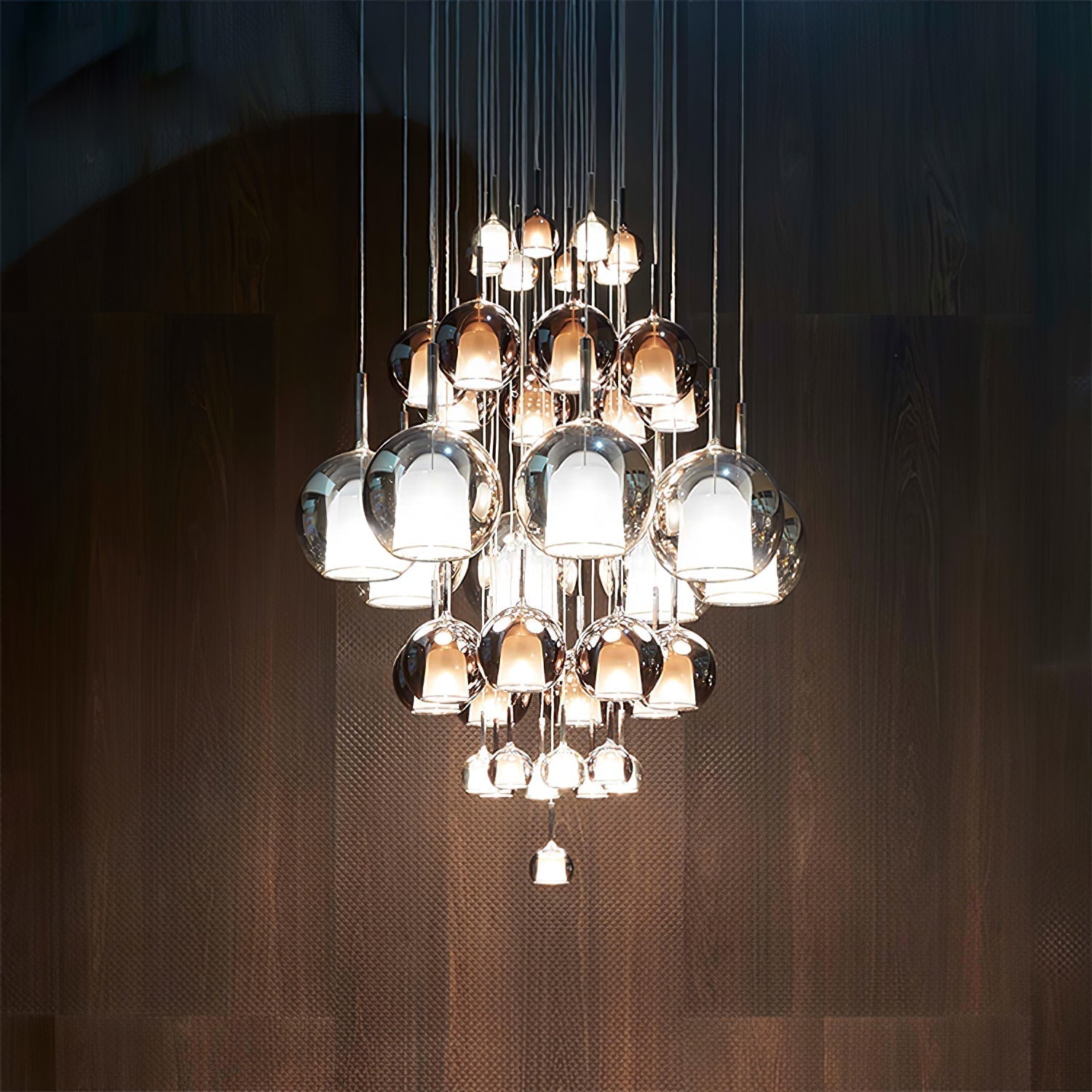Lioranira Pendant Lamp Smoked Glass Round