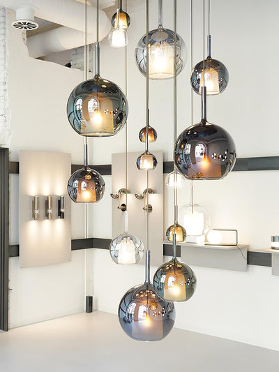 Lioranira Pendant Lamp Smoked Glass Round