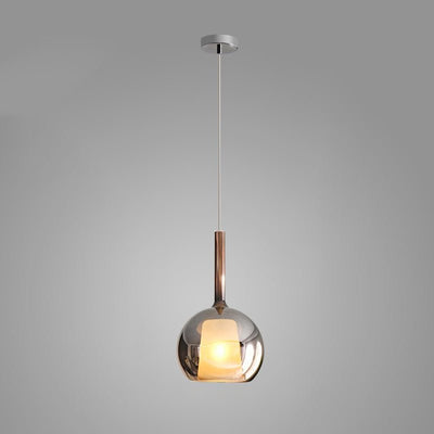 Lioranira Pendant Lamp Smoked Glass Round