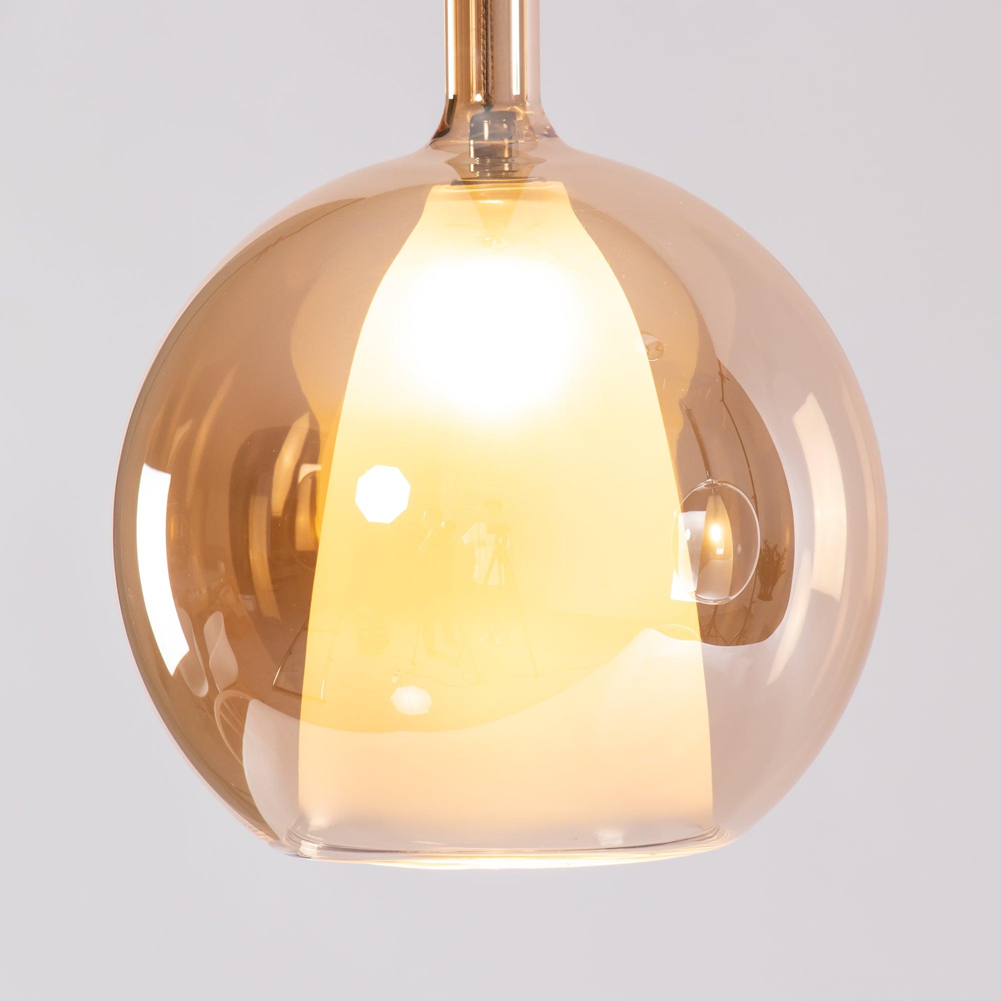 Lioranira Pendant Lamp Smoked Glass Round