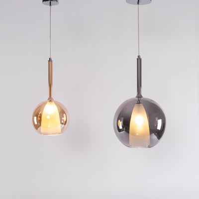 Lioranira Pendant Lamp Smoked Glass Round